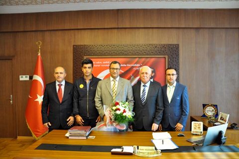 Ptt müdürlüğü nden kaymakam a ziyaret