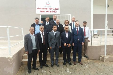 Kaymakam Nizip Devlet Hastanesi Semt Poliklinigi ziyaret etti.