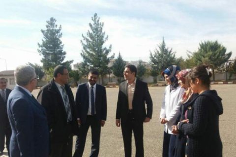 Nizip Kaymakamı Sayın Harun SARIFAKIOĞLLARI ilçemiz Şehit Ömer Saadettin Bakır  İmam 