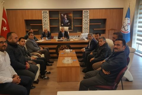 Taşıma Yapan Servis Şirket sahipleri ile Toplantı yapıldı.