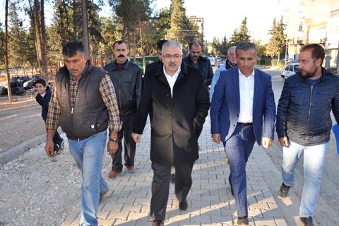 Başkan akdoğan mesire alanında incelemelerde bulundu
