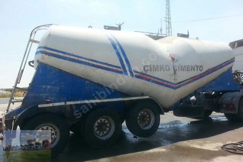 Güneş otomotivden 8 adet 2000 model şentaş marka silobas dorse