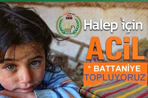 Ihh nizip temsilciği nden battaniye kampanyasi