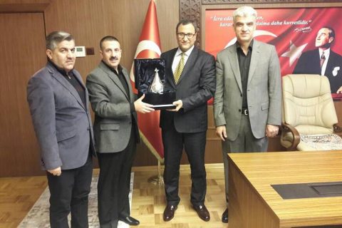 Memur-Sen Gaziantep İl Başkanı Ahmet GÖK ve İlçe Başkanı Mehmet ÇELİK, Nizip Kaymakam