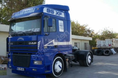 Güneş otomotivden 1998 model daf xf 480 roterdarli çekici
