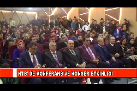 Ntb  de konferans ve konser etkinliği