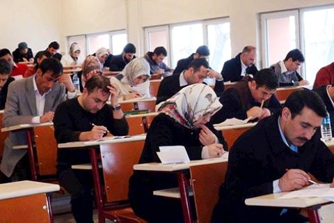 Açik öğretim sinaviyapildi