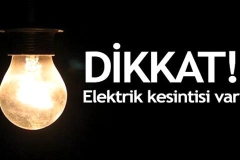 Nizip te elektrik kesintisi