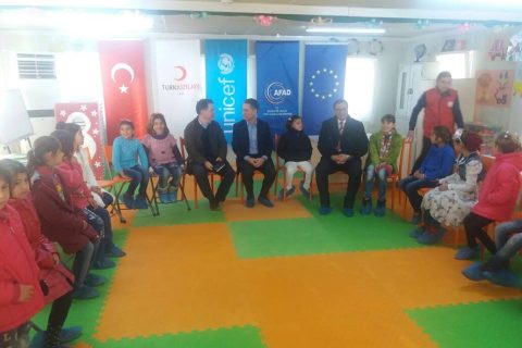 Birleşmiş Milletler Unicef Heyeti, Geçici Barınma Merkezlerinden Nizip-1 Çadırkenti z