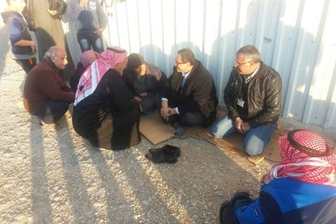 Kaymakam Çadırkenti ziyaret ederek, Suriyeli Misafirlerin sıkıntılarını dinledi.