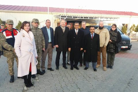 Estonya Parlamentosu Dışişleri Komisyonu Geçici Barınma Merkezlerinden Nizip-2 Kontey