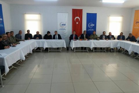 Konteynerkentte, Hizmet Büro Görevlilerinin katılımıyla toplantı yapıldı.
