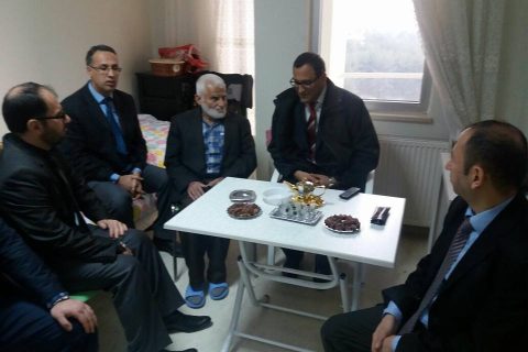 Kaymakam Nizip Huzurevindeki Umreye giden yaşlılarımızı ziyaret etti.