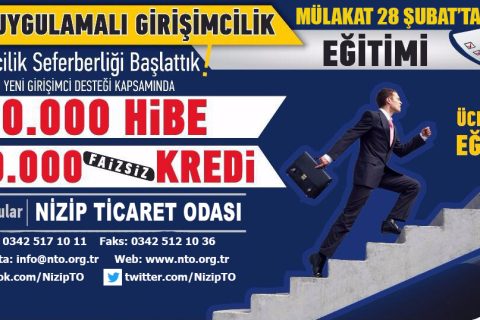 Nizip Ticaret Odası Girişimcilik Eğitimi Mülakatları 28 Şubat?ta