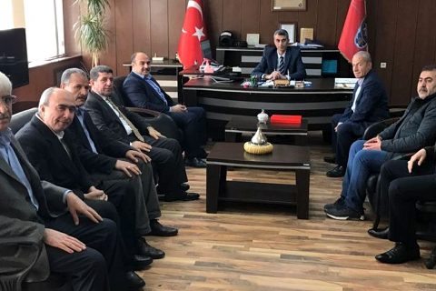 Nizip ticaret borsasi meclisi emniyet müdürü yamani ziyaret etti