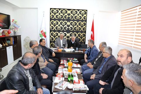 Akdoğan oda başkanlarini ziyaret etti