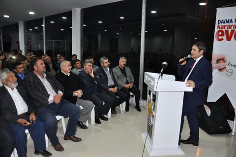 Ab bakan yardimcisi şahin seçim bürosunu ziyaret etti