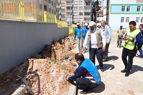 Beşir derneği nden fidan dikimi