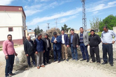 Budam atiklari yakildi