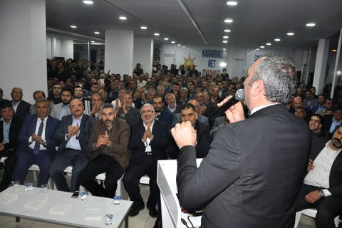 Ak parti genel sekreteri gül nizip te partililerle buluştu