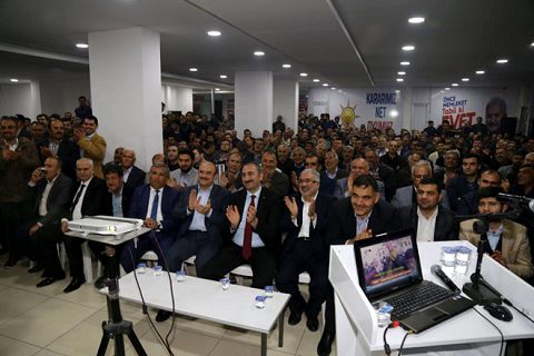 Ak parti genel sekreteri gül nizip te partililerle buluştu