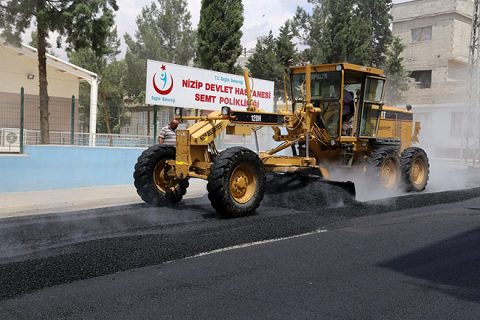 Nizipte 2017 yilinda asfalt olmayan sokak kalmayacak