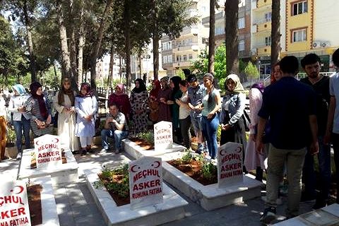 öğrencilerden şehitlik ziyareti