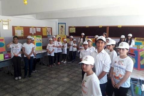 Polat akin ortaokulunda 4006 tübitak bilim fuari açildi