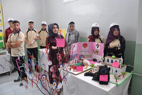 Nizip anadolu imam hatip lisesinde 4006 tübitak bilim fuari açildi