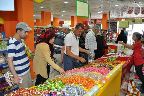 Bayram şekeri tezgahlarda