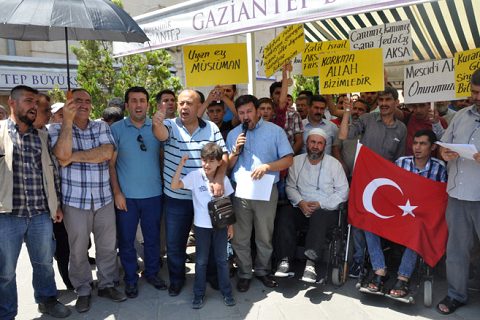 Nizip te israil protestosu