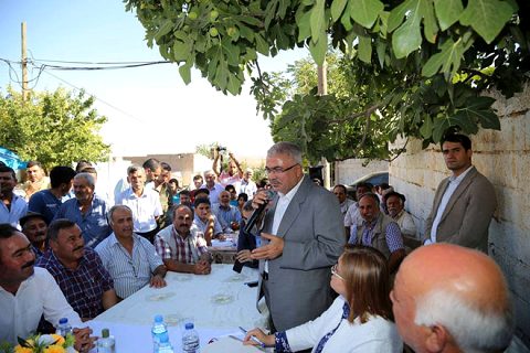 şahin ve akdoğan uluyatir sekili ve kocatepe mahallerini ziyaret etti
