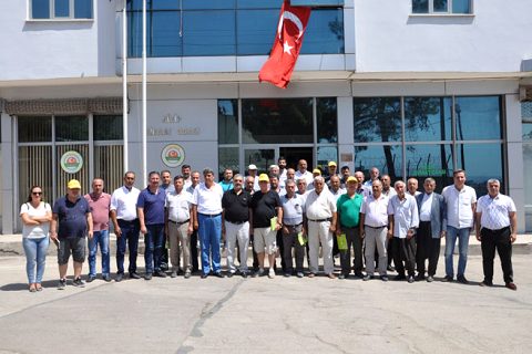 Tariş başkanlari ve üyelerinden ziraat odasi na ziyaret