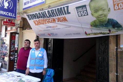 Diyanet vakfindan kurbanlarimiz kardeşlik için standi