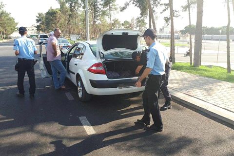 Trafik ekiplerinden yol uygulamasi