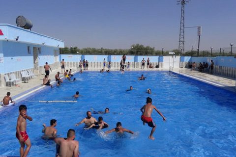 Kardelen yüzme havuzu ve düğün salonu açildi