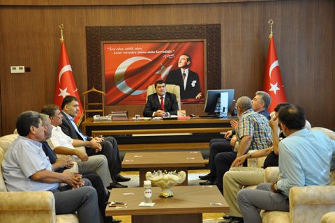 Ntodan nizip kaymakami kemal şahin e  hayirli olsun ziyareti