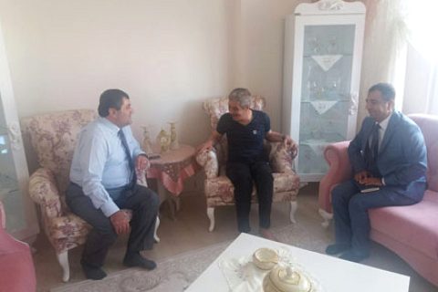 Kaymakam şahin den yaşlilara ziyaret