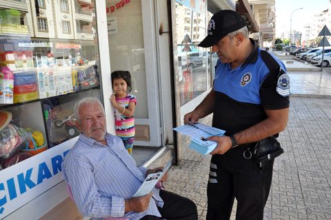 Polis hirsizliğa karşi uyardi