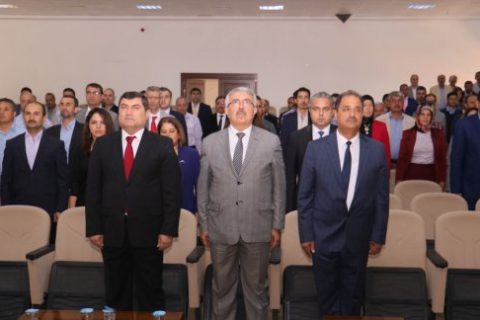 İlçe Kaymakamımız Sayın Kemal ŞAHİN başkanlığında Genel Değerlendirme toplantısı yapı