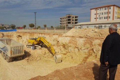 Özel  Eğitim, Mesleki Eğitim ve İş Okulu İnşaatını ziyaret