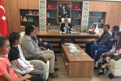 Nizip Mehmet Akif Ersoy HEM ve ASO Karate Takımı ve Kick Boks takımından ziyaret.