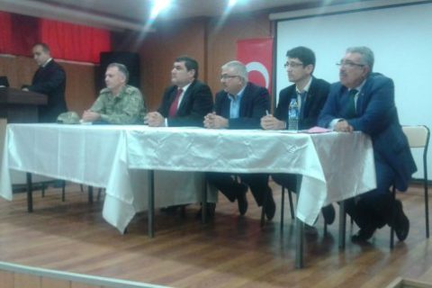 Nizip Kaymakamlığı bağımlılıkla mücadele projesi ilk toplantısı Müslüm´e Erdoğan İlko