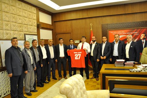 Muhtar spor dan kaymakam a ziyaret