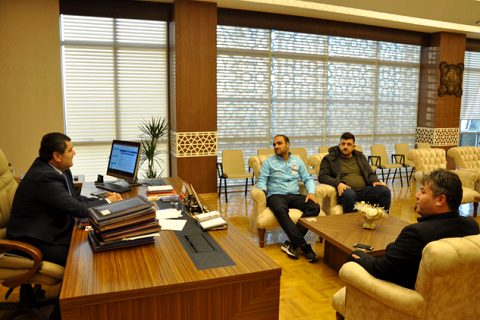 Ampute kalecisi fatih karakuş tan kaymakam şahin e ziyaret