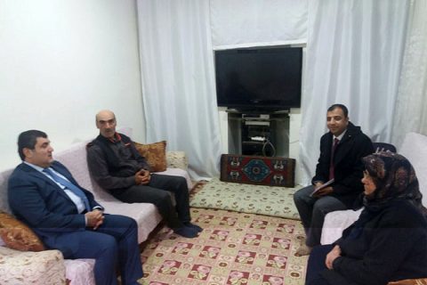 Kaymakamdan şehit ailesine ziyaret