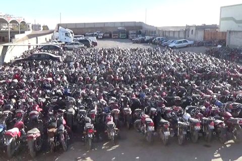Birecik te polis 945 motosiklete el koydu