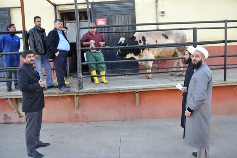 Hayirseverlerden külliyeye kurban bağişi
