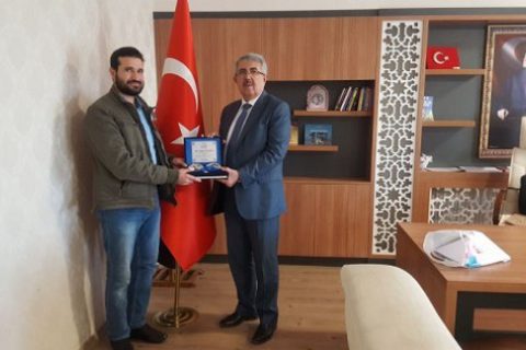 Akçekent İlkokulu/Ortaokulu Okul Aile Birliği Başkanından Ziyaret.