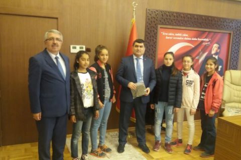 Şampiyon Sporcularımızdan Kaymakamımız Sayın Kemal ŞAHİN´e ziyaret...